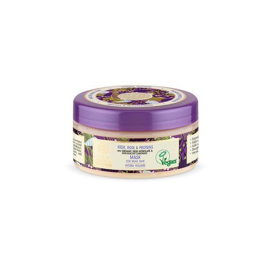Mascarilla para cabello Débil Pino, Rosa y Proteínas Natura Siberica 400 ml