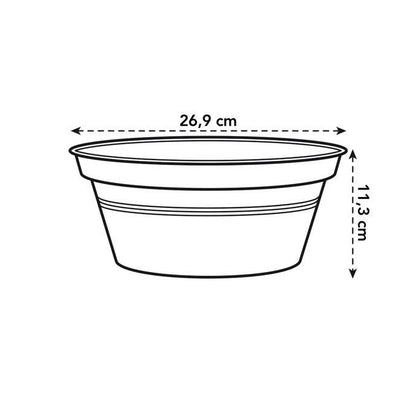 Bowl redondo Green Basics Elho Antracita 33 cm