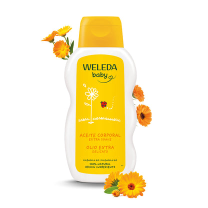 Aceite Corporal de Caléndula para Bebé Weleda, 200ml