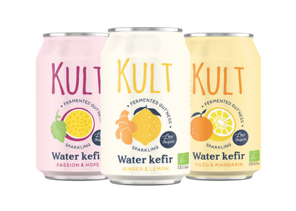 Agua de Kefir Ginger-Lemon KULT 330 ml