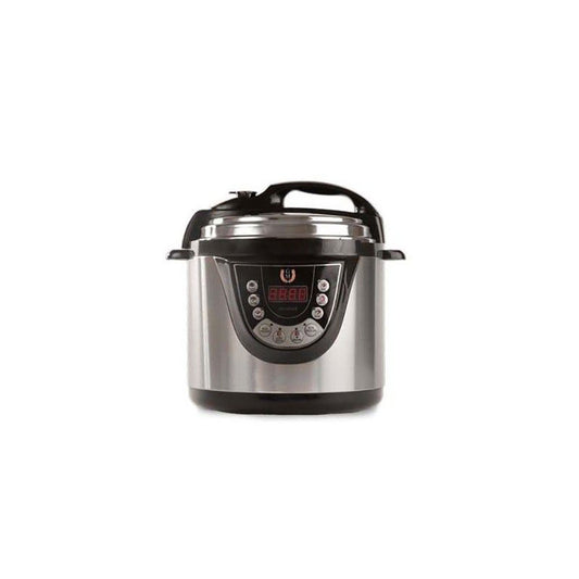 Olla Electrica A Presión Programable Olla Gm Modelo D. 1000 W, Multifunción, 9 Menús, Función Freír, Capacidad De 6l, 90 Kpa, Guiado Por Voz, Progra