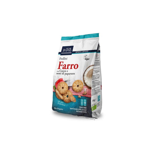 Galleta espelta coco semillas amapola Sotto 300g