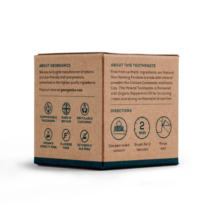 Dentífrico con Aceite de Coco Menta Georganics