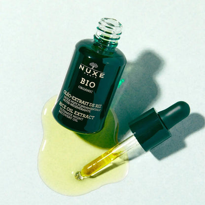 Aceite de Noche Fundamental Nutri-Regenerante - Extracto Oleoso de Arroz Nuxe 30ml