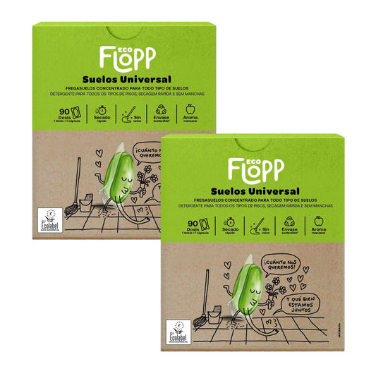 Pack 2 x Limpia Suelos Universal ECO Flopp 90caps