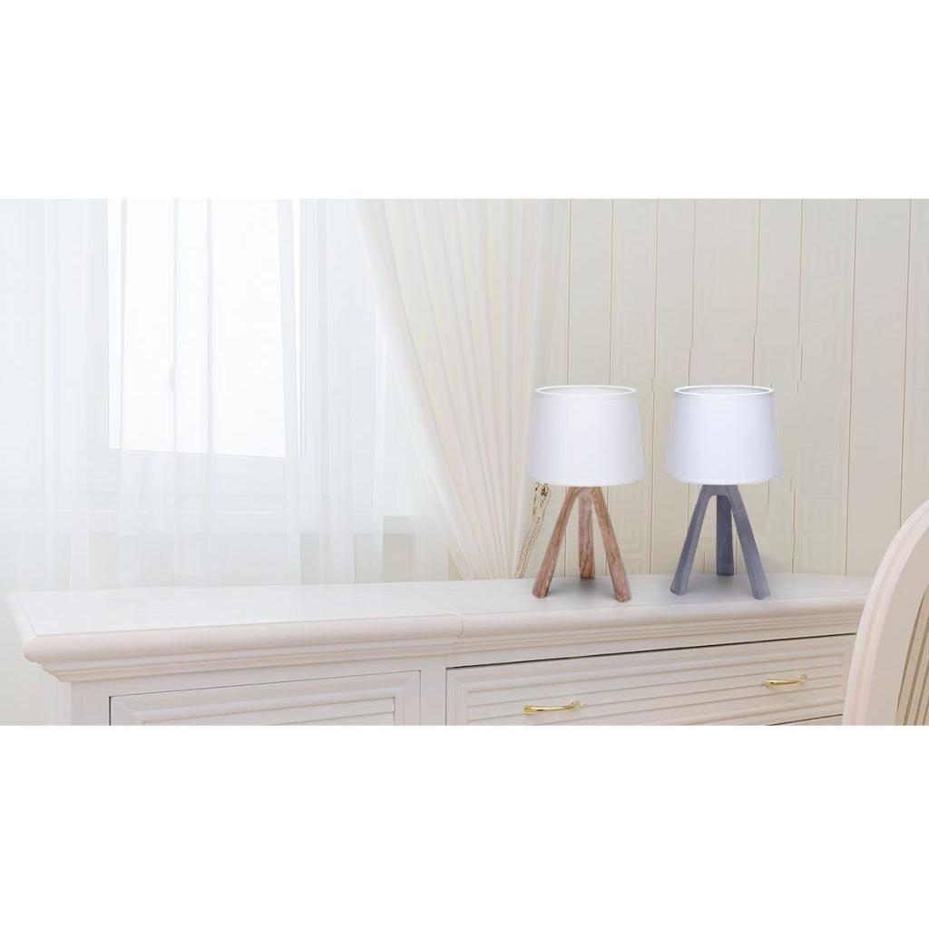 Lampara de mesa de resina Aigostar GRIS