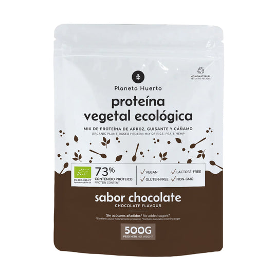 Proteína vegetal ECO 73% chocolate Planeta Huerto 500 g