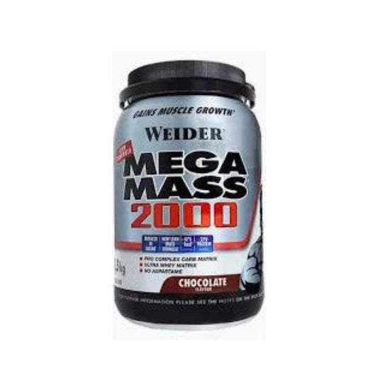Batido de sabor de fresa Weider Mass 2000 1,5kg