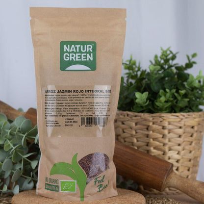 Arroz Jazmín Rojo Integral Bio NaturGreen 500 g