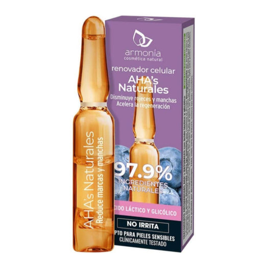 tratamiento aha´s naturales 1ud 2ml.Armonía Cosmética Natural