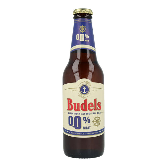 Cerveza Malta 0% Bio Budels, 30 cl