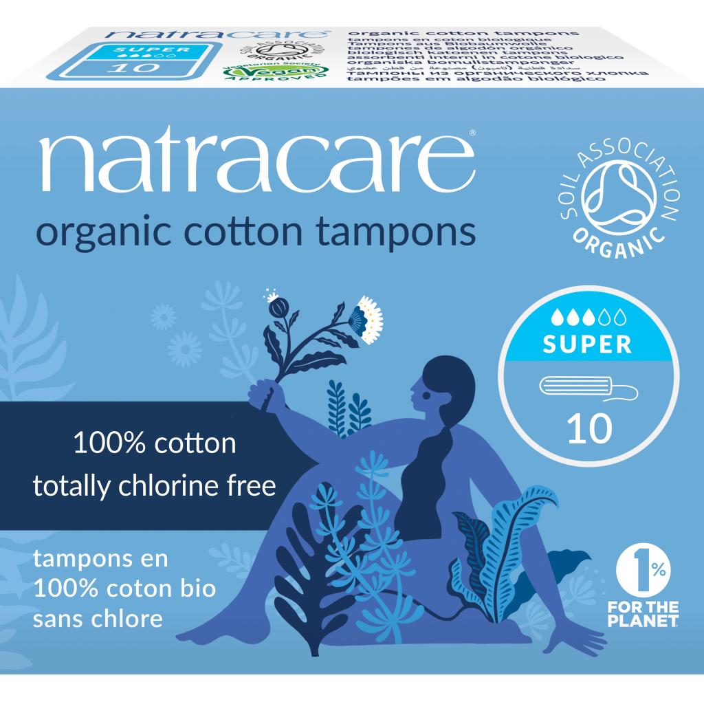 Tampón Bio súper sin aplicador Natracare 10 uds