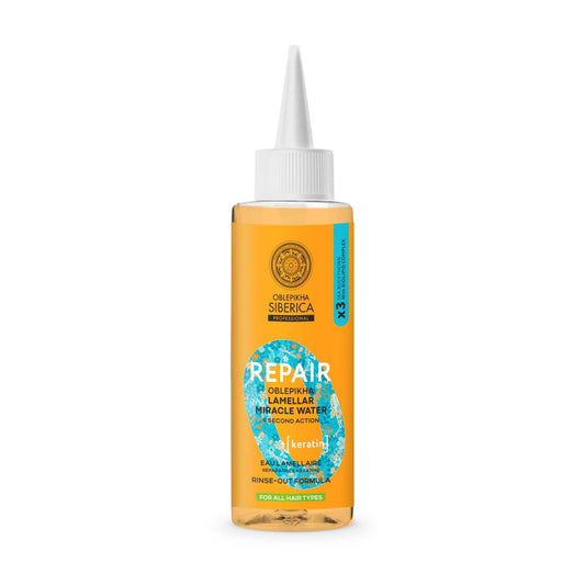 Agua lamelar reparadora de queratina, Natura siberica, 200 ml