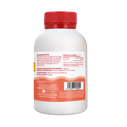 Pack 2xVitamina D3 & K2 Mk7 Planeta Huerto 180 Capsulas