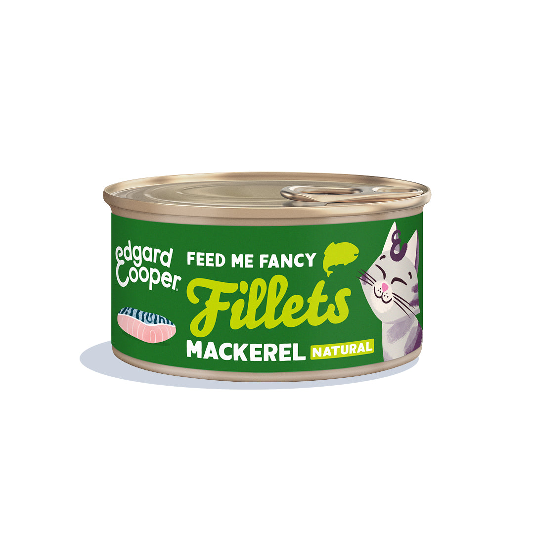 Filetes de caballa para gatos Edgard & Cooper 70 g