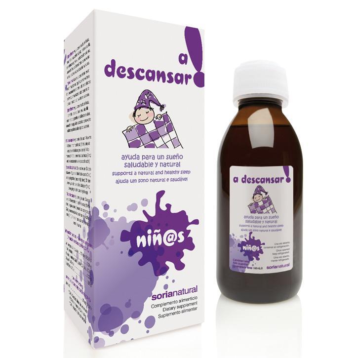 Jarabe infantil "A descansar" Soria Natural, 150 ml