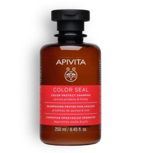 Champú Protector de Color Seal con Quinoa y Miel Apivita 250 ml