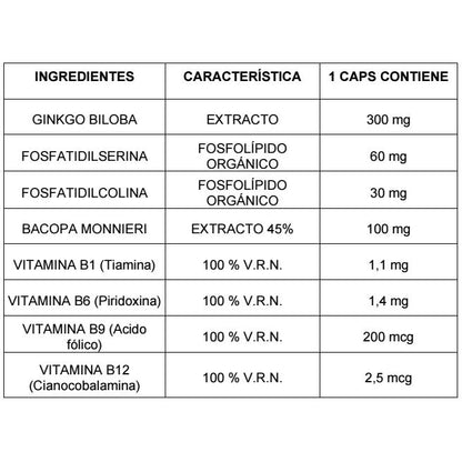 Ginkgo Senior Integralia, 30 cápsulas