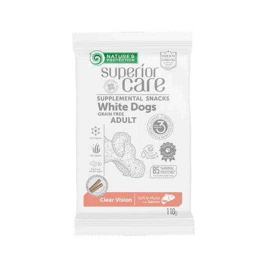 Snack Vista perros con pescado blanco White Dog 110 g Nature's Protection