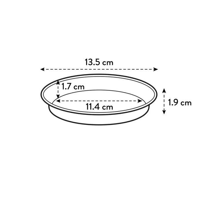 Plato tiesto Green Basics Elho Terra 17 cm