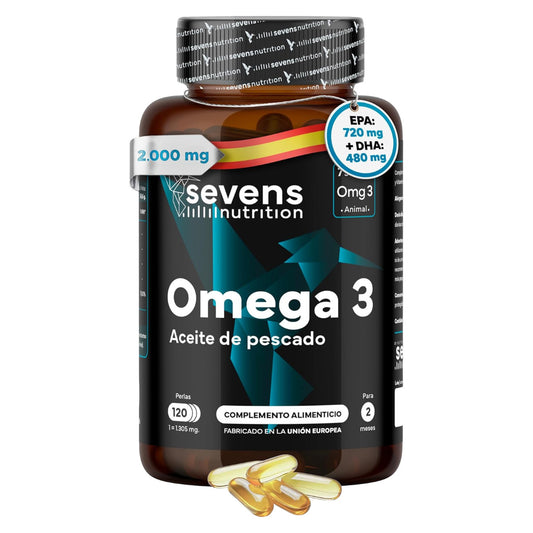 Omega 3 Sevens Nutrition 120 cápsulas