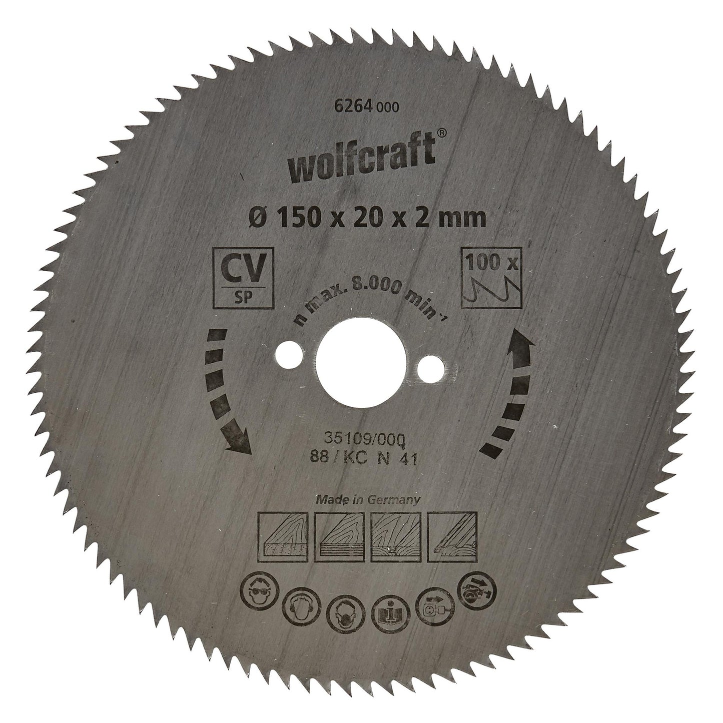 Discos de sierra circular cortes finos Wolfcraft