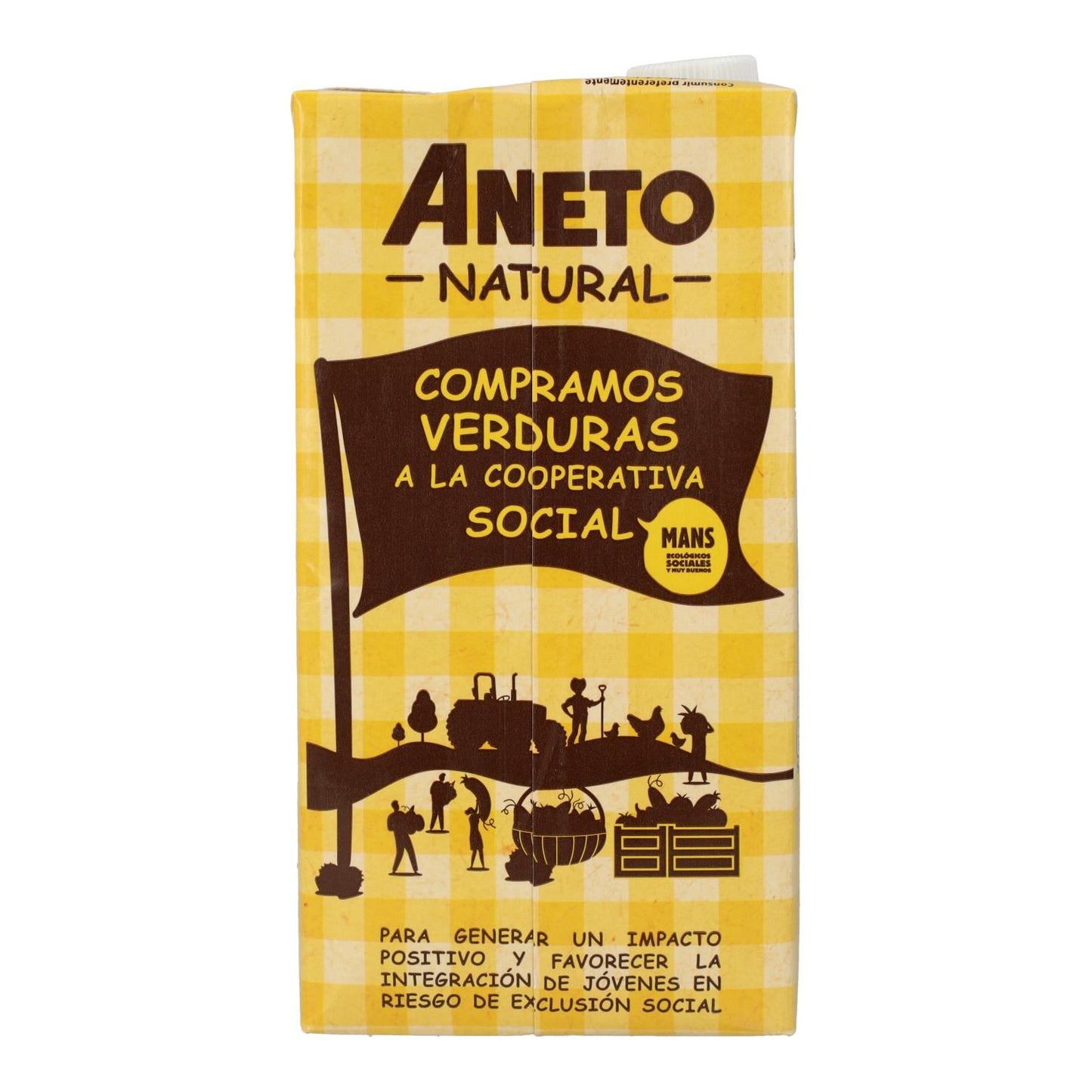 Pack 6x Caldo de pollo Bio Aneto 1L