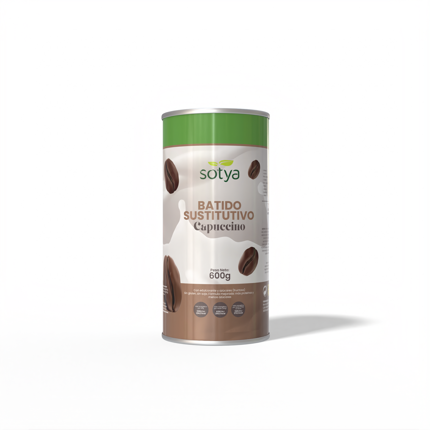 Batido Saciante Capuchino Sotya 600 g