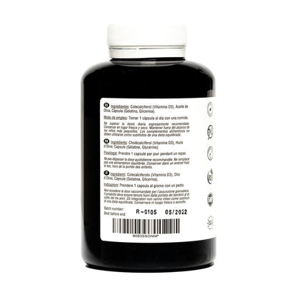 Vitamina D3 4000 UI Natural Hivital 300 perlas
