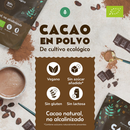 Cacao en polvo ECO Planeta Huerto