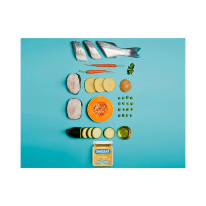 PROMO 3x Tarrito BIO Verduras con lubina y merluza Smileat, 230g