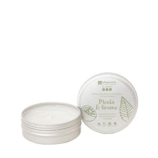 Crema de manos menta y limón LaSaponaria 60 ml
