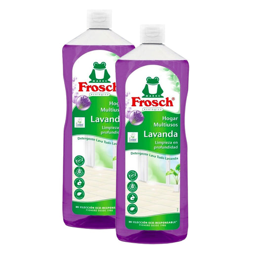 Pack 2x Hogar multiusos lavanda Frosch 1L