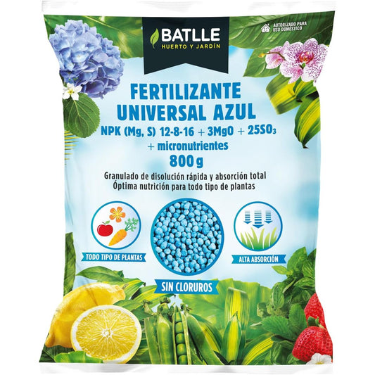 Fertilizante Universal Azul Batlle 800 g