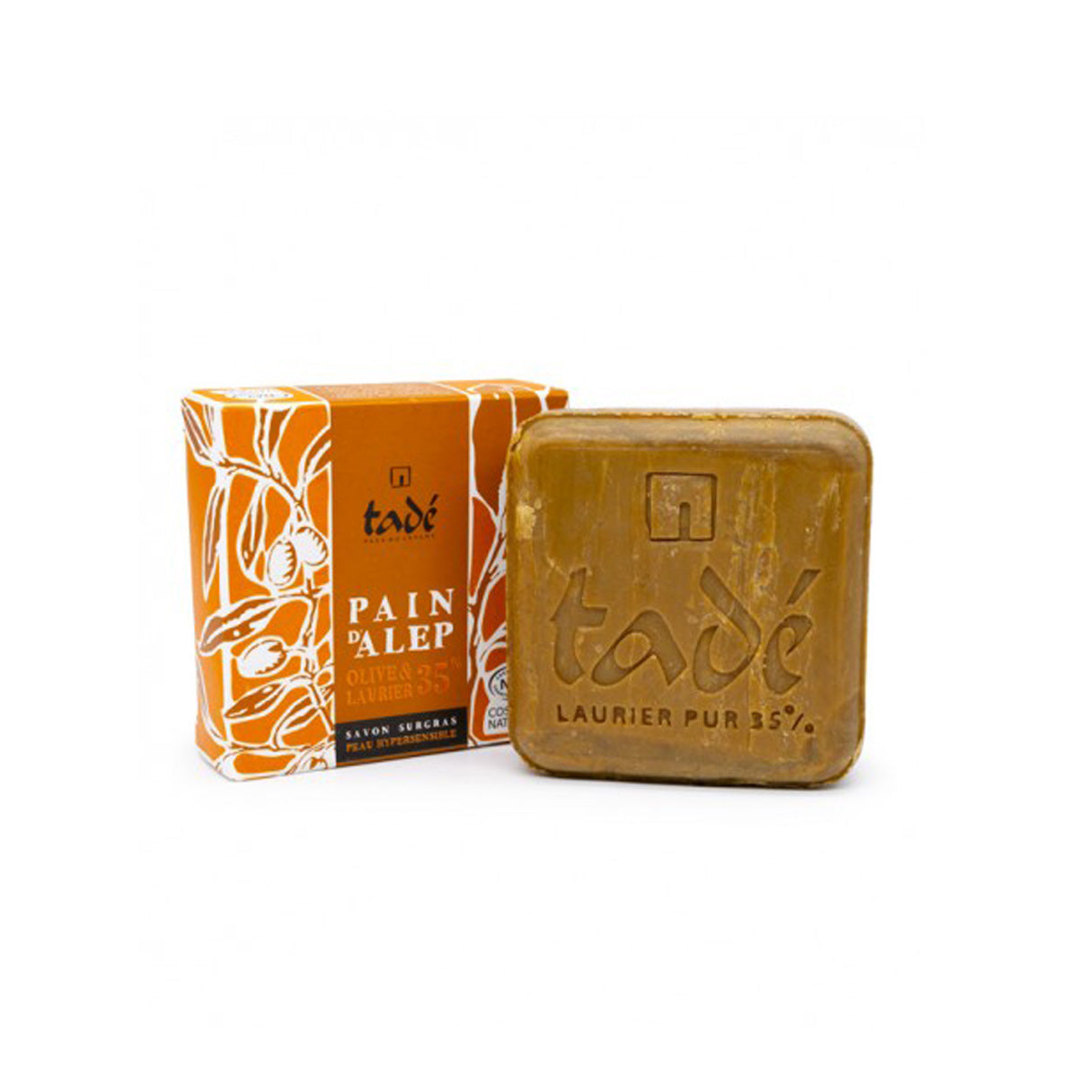 Tadé Jabón de Aleppo 35% Laurel. 190 gr.