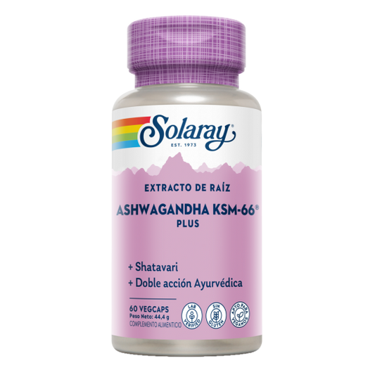 Ashwagandha Ksm-66 Plus Solaray 60 VegaCaps
