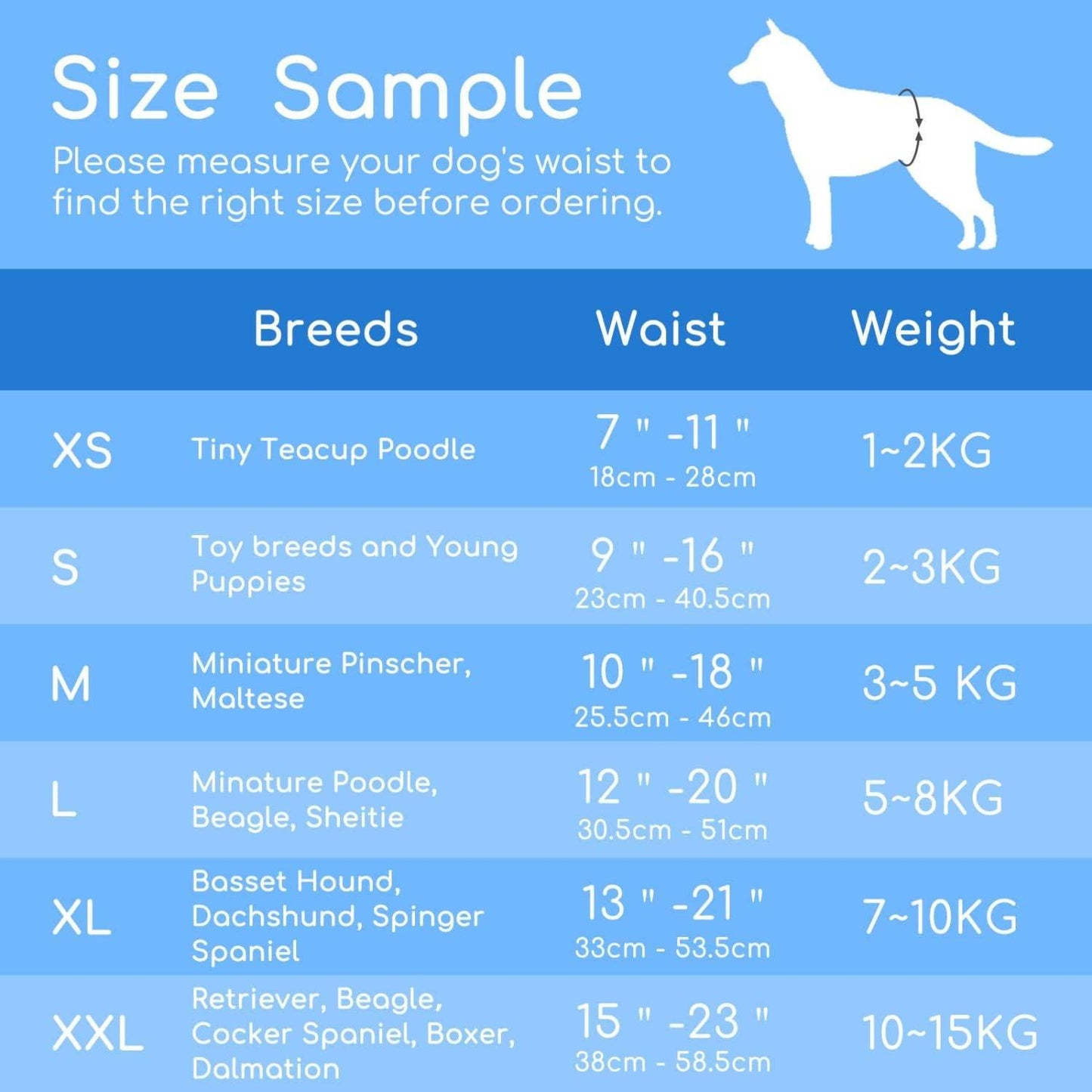 Pañales para perro Hembra S 12 uds. Nobleza