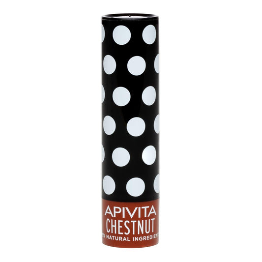 Bálsamo labial con color Castaña Apivita 4,4 g
