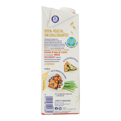Bebida de Avena Sin Azúcar Alpro 1 Litro