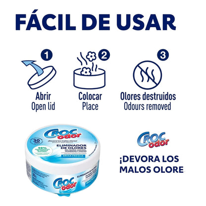 Gel Eliminador de Olores Brisa Fresca CROCODOR 300g