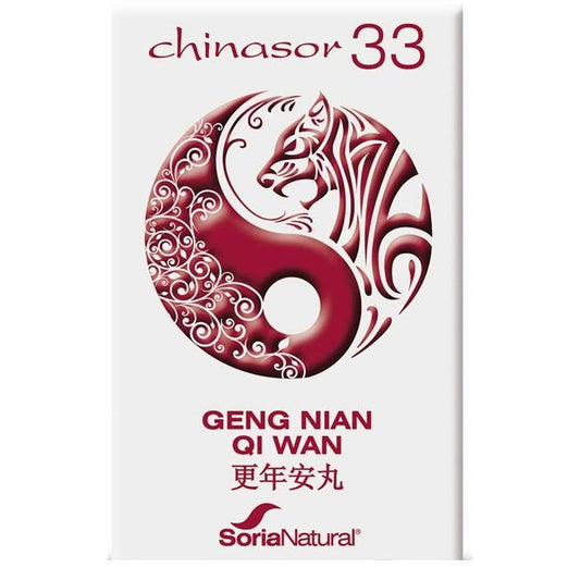 Chinasor 33  Geng Nian Qi Wan Soria Natural, 30 comprimidos