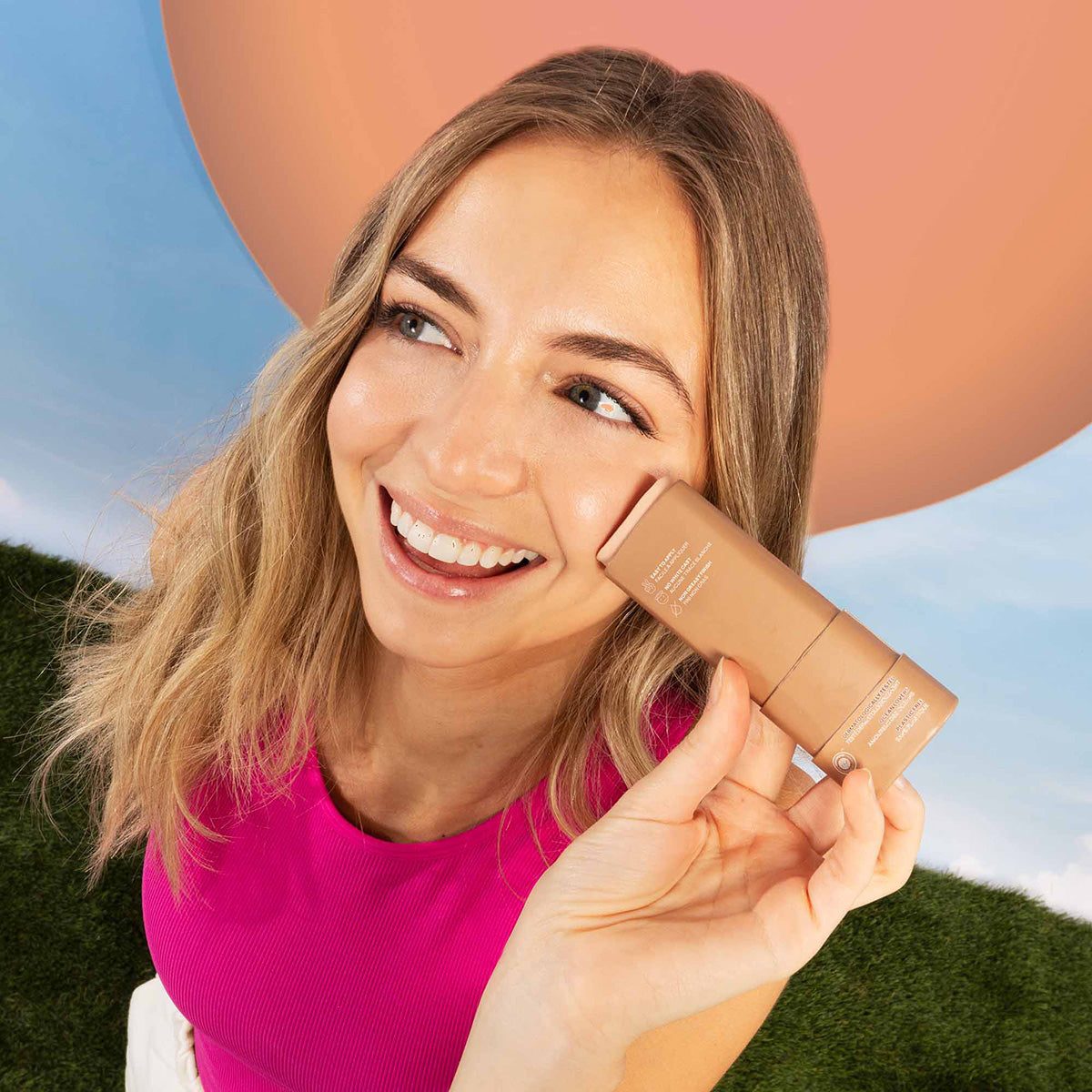 Stick facial con color Sunly SPF 30 sin perfume Attitude 20 g