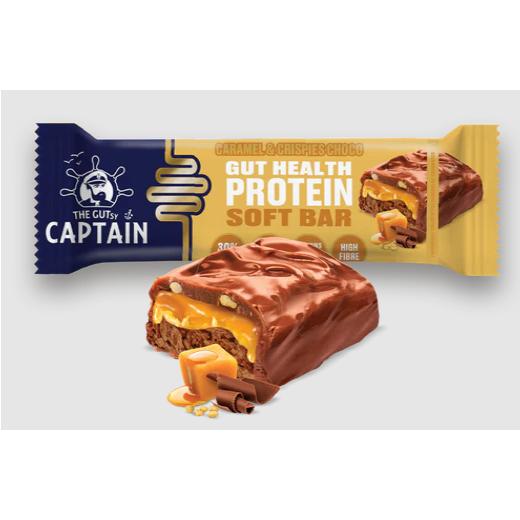 Barrita Caramelo y Choco Crispies GUTsy Captain 50g