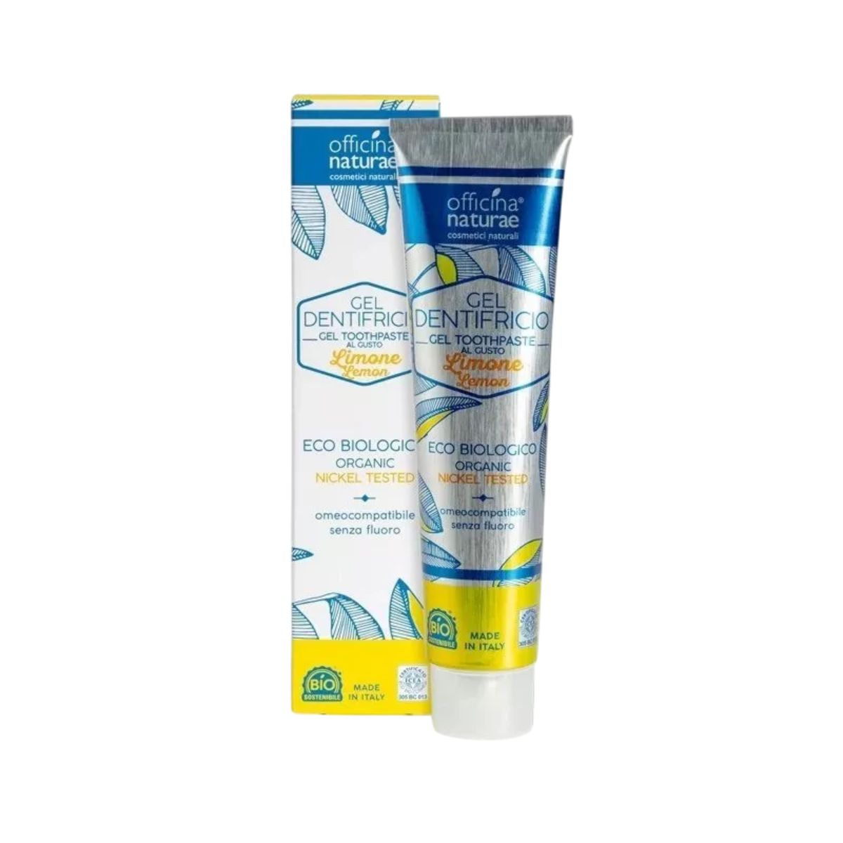 Pasta de dientes natural de limón 75 ml Ecologico Certificado Officina Naturae
