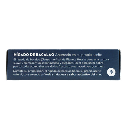 Hígado de bacalao en su propio aceite Planeta Huerto 120 g