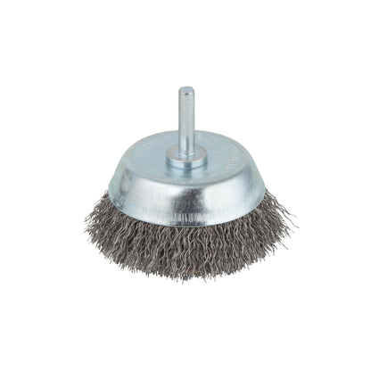 1 cepillo metálico de copa vástago 6 mm Wolfcraft