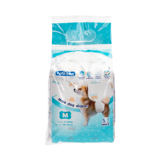 Pañales para perro macho M 10 uds. Nobleza