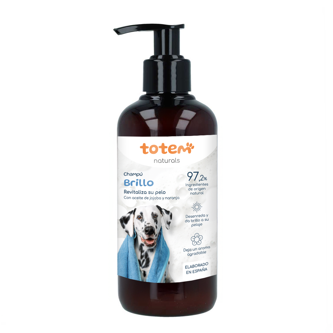 Pack Suavidad y Brillo para perros Champú + Acondicionador Totem Naturals