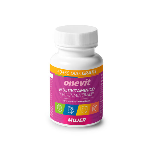 Onevit Multivitamínico y Multiminerales para Mujer Formato Ahorro 90 caps.