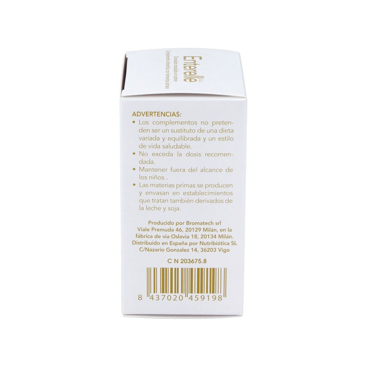 Enterelle plus probiótico Bromatech 24 sobres